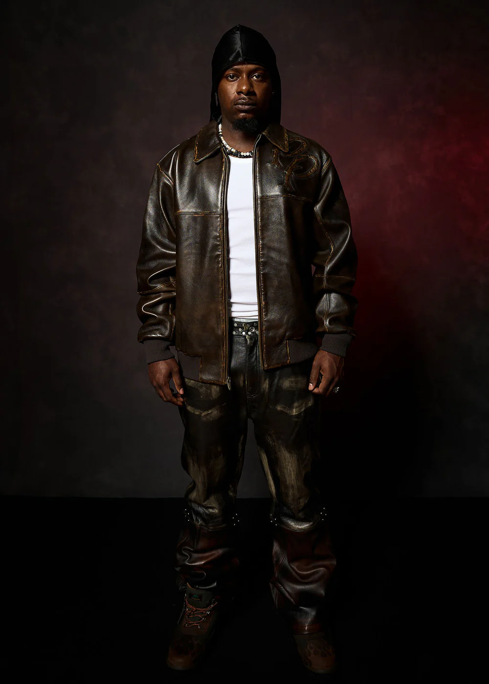 Two Tone Brown Jacket view 2