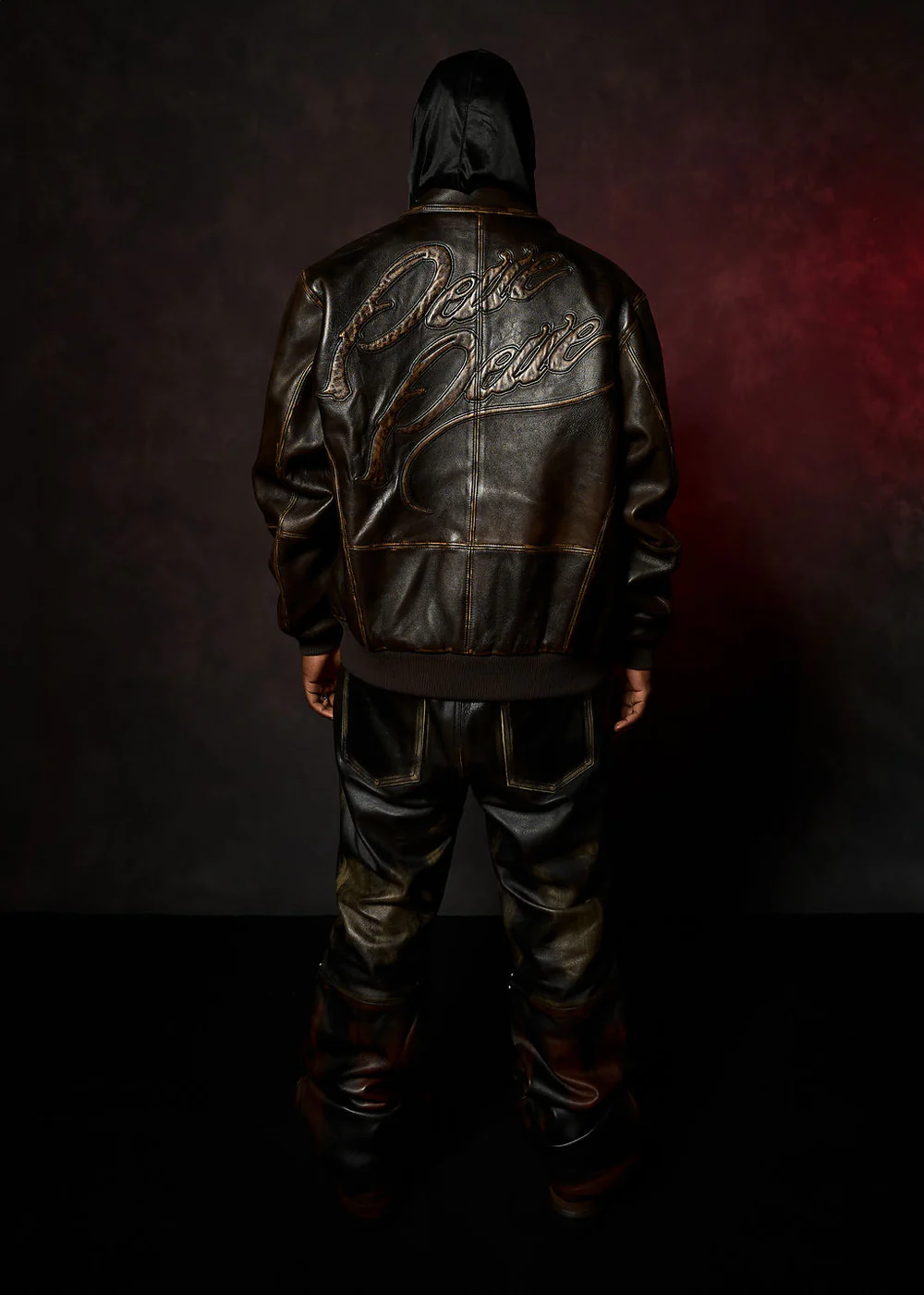 Two Tone Brown Jacket view 3