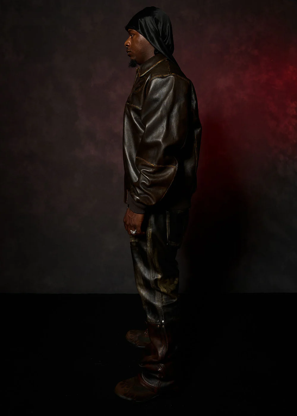 Two Tone Brown Jacket view 4