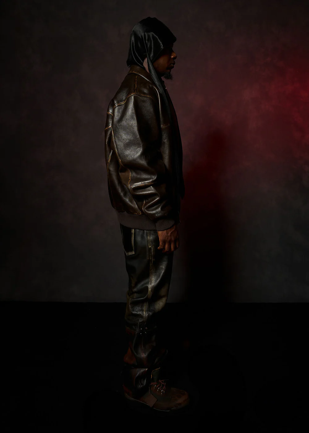 Two Tone Brown Jacket view 5