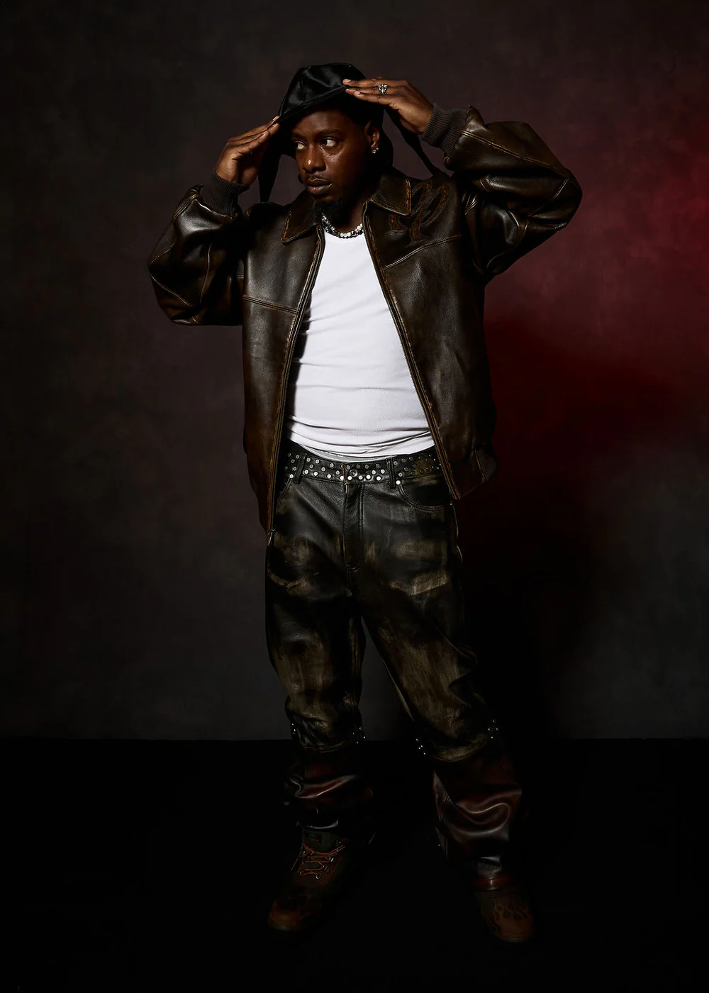 Two Tone Brown Jacket view 6