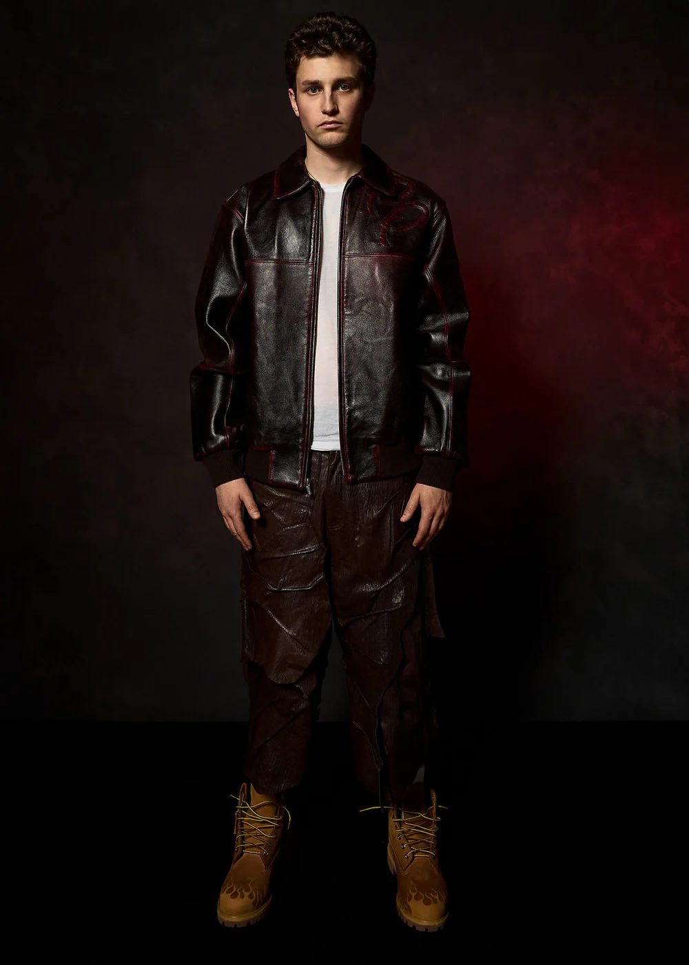 Two Tone Pelle Pelle Jacket view 2