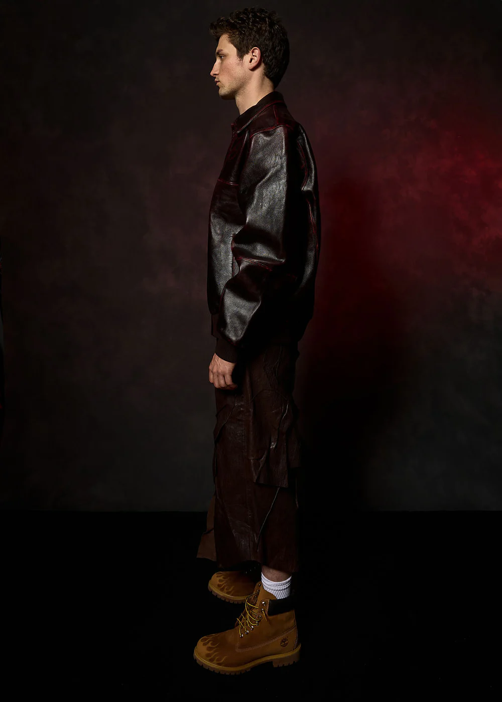 Two Tone Pelle Pelle Jacket view 4