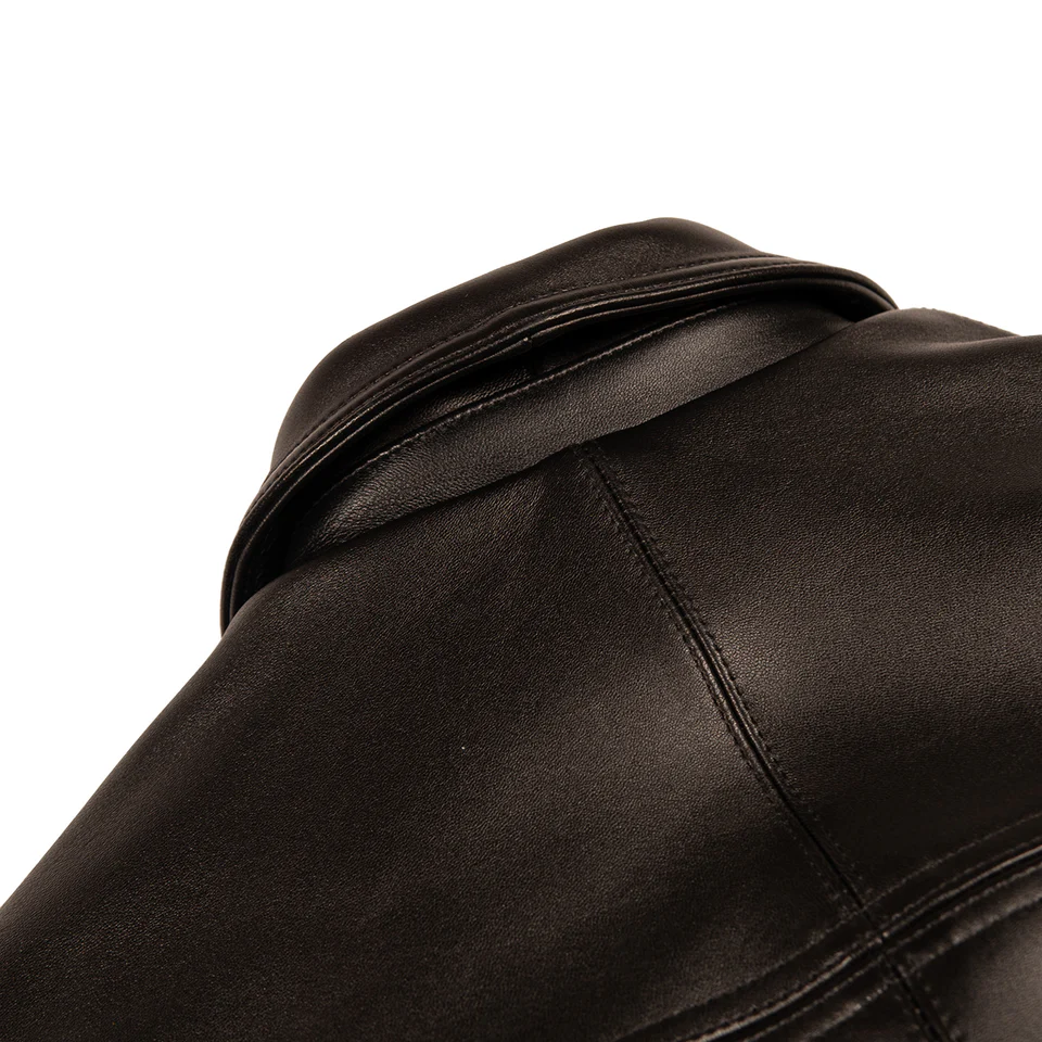 Corded Pelle Pelle Black Jacket view 4