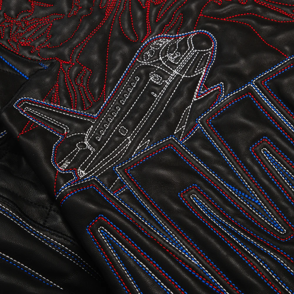 Pelle Pelle America Quilted Black Leather Jacket view 7